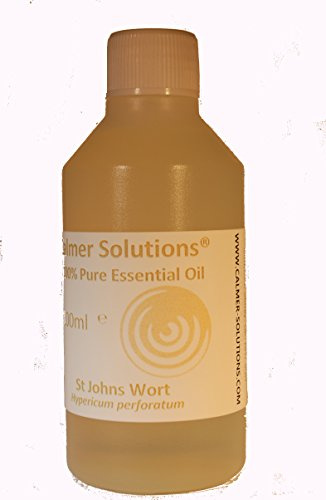 Calmer Solutions St Johns Wort Massage Oil for Aromatherapy 100ml