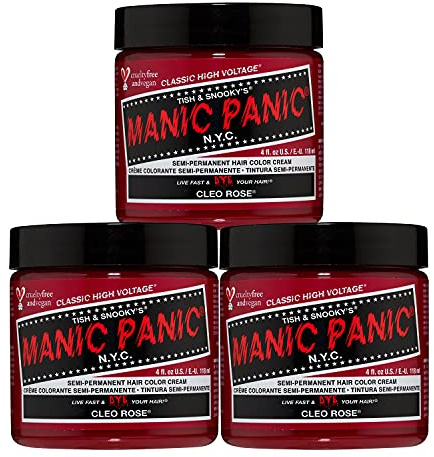 Manic Panic Cleo Rose Semi-permanente Haarfarbe, 113,4 ml, Rot