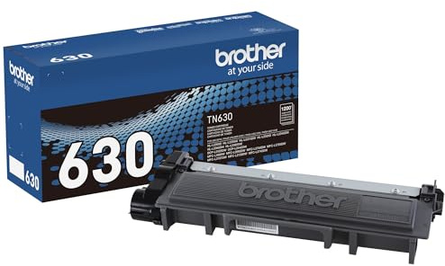 Brother Genuine Standard Yield Toner Cartridge, TN630, Replacement Black Toner, Page Yield Up to 1,200 Pages, Amazon Dash Replenishment Cartridge