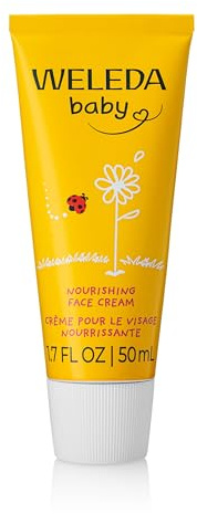 Weleda Baby Calendula Nourishing Face Cream, 1.7 Fluid Ounce, Plant Rich Moisturizer with Calendula and Lanolin