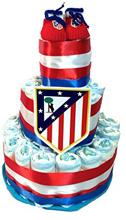 Gâteau à couches Dodot Atletico de Madrid