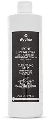 Valquer Origins Leche Limpiadora Facial con Aceite de Almendras | Desmaquillante Vegano de Limpieza Profunda | Hidrata y Suaviza Todo Tipo de Piel | 500 ml