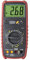 Testboy 313 Digital-Multimeter (automatischer Messbereichsschutz, großes LCD mit Hintergrundbeleuchtung, Temperaturmessung, CAT III 600 V, ABS-Kunststoffgehäuse), Rot/Schwarz