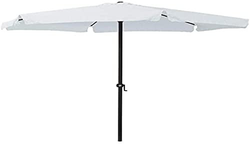 Linea Garden Friend Ombrellone ø 3 mt x 2,4 h mt Tondo Struttura in acciaio Con manovella Copertura in poliestere 160 gr/m² Bianco