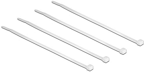 DELOCK Kabelbinder transparent 100 Stk L100 x B2.5 mm