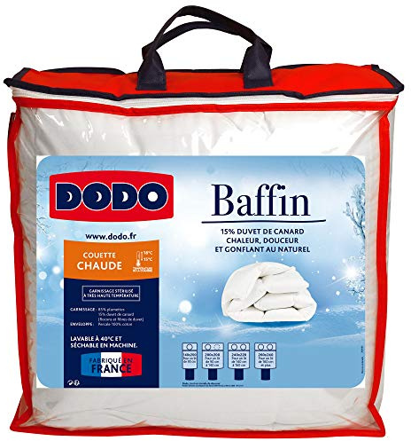 Dodo Baffin Steppbett, 10% Daunen, weiß, 240 x 260 cm