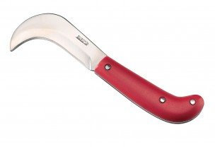 AUSONIA - Roncola da giardino in acciaio di 1° qualità manico in plastica Cm 20