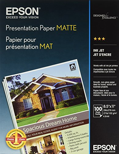 Epson S041062 Photo Quality Inkjet Letter Paper (100 Sheets)