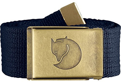 Fjällräven Canvas Brass 4 Cm Gürtel, Blau (Dark Navy 555), 120|#692 (Einheitsgröße)
