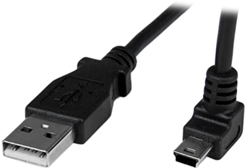 1m Mini USB Cable - A to Up Angle Mini B