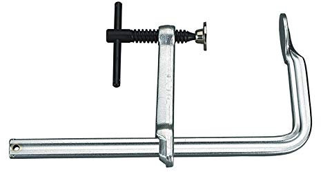 Fervi M006/400 Stahlzwinge mit T-Spindel, 420 x 120 mm