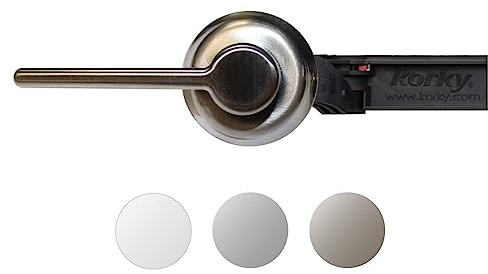 Korky 6070BP BN STRONGARM Tank Lever, Brushed Nickel, Classic Style, Universal Fit: All Angle and Side Toilet mounts