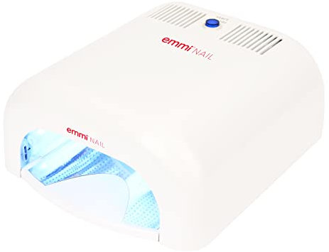 Emmi Nail Classic UV-Lichthärtungsgerät BT Weiß I UV Lampe für Gelnägel I Nagellampe mit 4 Röhren I Mit 2-Minuten-Timer I Auch für Stiletto-Nails