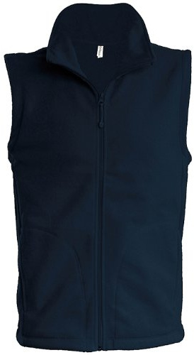 Kariban - Chaleco forro polar Modelo Luca hombre caballero (Grande (L)/Azul marino)