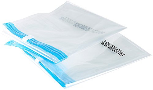 PEARL Vakuumbeutel zum Rollen: 2er-Set Vakuum-Beutel zum Einrollen, Größe 40 x 60 cm (Vakuumbeutel Reise, Vakuum Koffer, Vakuumierbeutel Rolle)