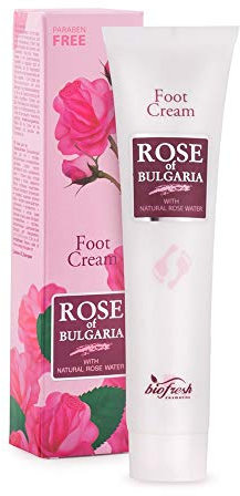 Biofresh Rose of Bulgaria Antimikrobe Fußcreme mit bulgarischem Rosenwasser, 75 ml