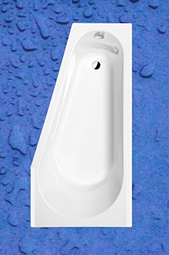 Raumsparwanne PROJEKTA 160x80cm Ausführung Rechts +Wannenfüße