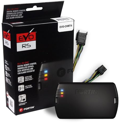 Fortin EVOCHART4 Electronic Systems - All-in-One Ignition Module with Immobilizer Bypass, Chrysler T4 Harness