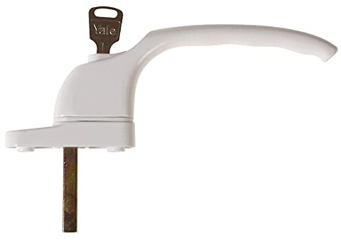 Yale Locks p-ywhlck40l-wh Offset, Unidades, Ventana Izquierda, con Bloqueo, Color Blanco