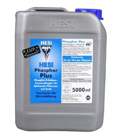 Hesi Phosphor Plus, 5 l – vätska – gödsel för inomhusväxter i hydroponisk kultur