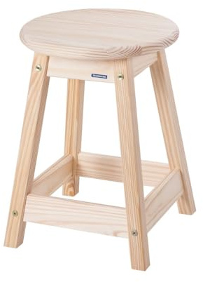 Tramontina Natural Pine Wood Stool Ø33 x 46.5cm
