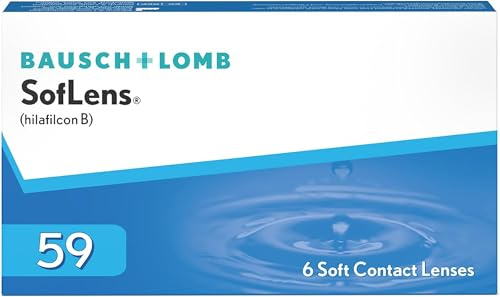 SofLens 59 BAUSCH + LOMB lentillas mensuales esféricas, 6 unidades / 8.6 BC / 14.20 DIA / -05,25