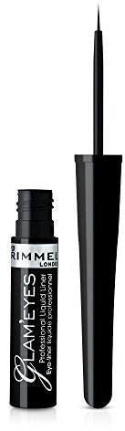 Rimmel London Eyeliner liquido professionale Glam'Eyes - Black Glamour