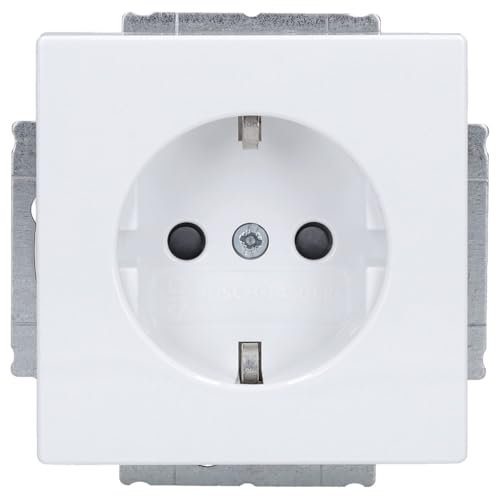 Busch-Jaeger 20 EUCKS-84 SCHUKO® Steckdose mit erh. Berührungsschutz (Thermoplast) Studioweiß 2CKA002013A5245 future® linear