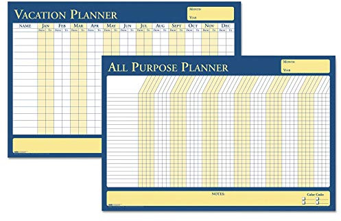 House of DoolittleTM All-Purpose/Vacation Plan-A-Board Calendar, 36 x 24