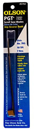 Olson SA4570 Lames de scie à chantourner de précision