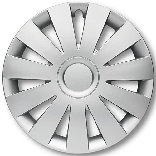 Albrecht 16 Zoll Radkappen silber für Stahlfelgen - Strike Radzierblenden aus hochwertigem Kunststoff - Langlebige Radblenden in originaler Albrecht Verpackung - Made in EU