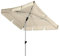 Doppler ACTIVE – Rechteckiger Sonnenschirm für Balkon und Terrasse – Knickbar – 180x120 cm – Natur