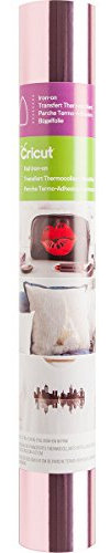 Cricut Foil Iron On | Pink | 61cm (24) | Heat Transfer Vinyl Roll (HTV) | for use with All Cricut Cutting Machines