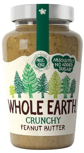 Whole Earth Crunchy Peanut Butter, 454g