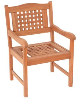 gartenmoebel-einkauf Lima Massivholzsessel aus Eukalyptus Hartholz