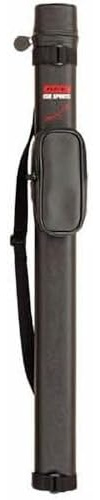 BCE Custodia Unisex US.3 Stecche da Biliardo Americane, 1 Testa e Asta, Nera, 2 Pezzi