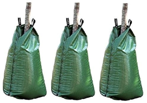 TreeGator 3-Pack Tree Watering Bags, 20 Gallon Each, Automatic, Plastic, Drip Irrigation Kit