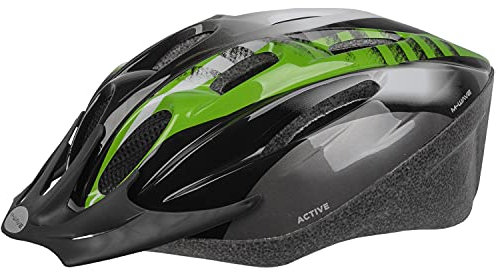 M-Wave Fahrradhelm Mamba, schwarz, 53 - 57 cm