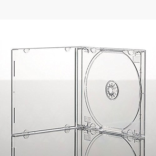 Vision Media 20 X Single CD Jewel Case with Clear Tray - 10.4mm Spine