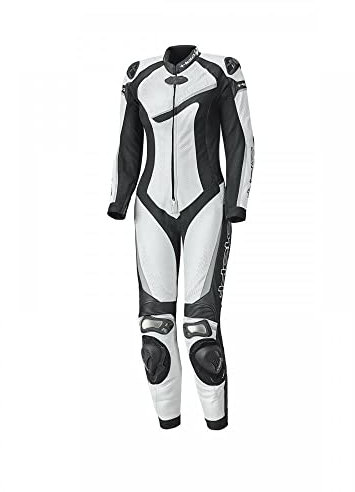 Held Ayana II Costume en cuir de moto pour femme d’une seule pièce, weiß/schwarz, 80