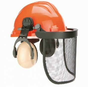 TRIUSO Waldarbeiter-Schut zhelm orange 6-Punkt, DIN