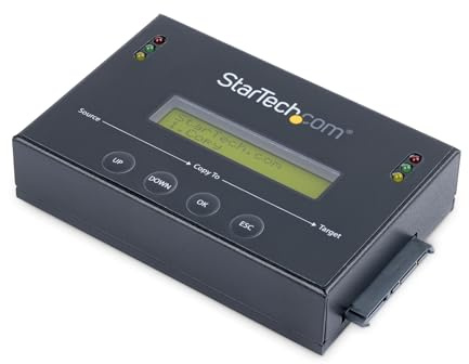 StarTech.com 1:1 Standalone Hard Drive Duplicator with Disk Image Manager For Backup and Restore, Store Several Disk Images on one 2.5/3.5 SATA Drive, HDD/SSD Cloner, No PC Required (SATDUP11IMG)