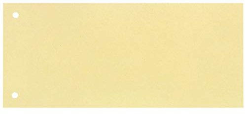 Oxford Trennstreifen,100 Stück, Manilakarton, gelb