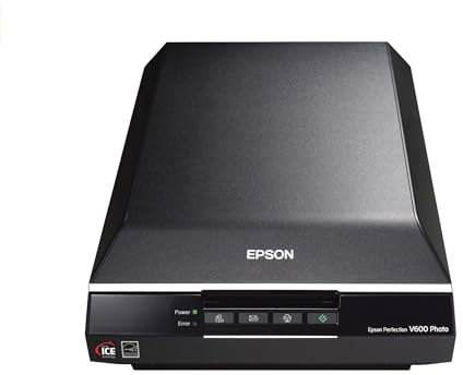 Epson Perfection V600 - scanners (12800 x 12800 mm, Flatbed, USB 2.0, 10 - 35 °C, 6400 x 9600 DPI, CCD)