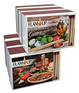 Flam'Up 3 lådor med 240 klassiska tändstickor