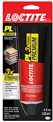 Loctite PL Premium Polyurethane Construction Adhesive 4-Ounce Tube (1451588)