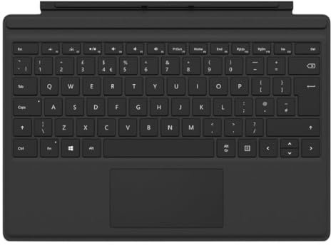 Microsoft Surface Pro Type Cover (para Surface Pro 4-7) (QWERTY Español) Negro (Reacondicionado)