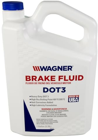 Wagner FC134282 DOT 3 21B Brake Fluid, 1 gallon; 3.78 ltr