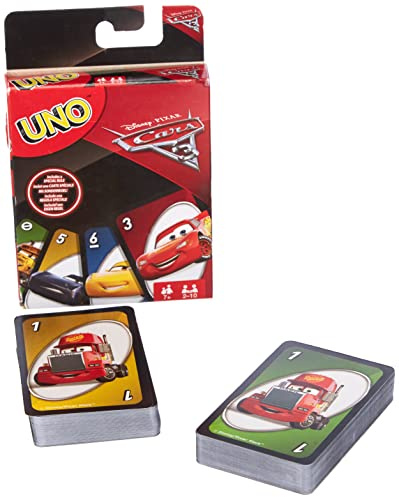 Mattel Spiele FDJ15 - UNO Cars 3 Kartenspiel