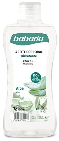 Babaria Natural - Körperöl mit Aloe, 400 ml